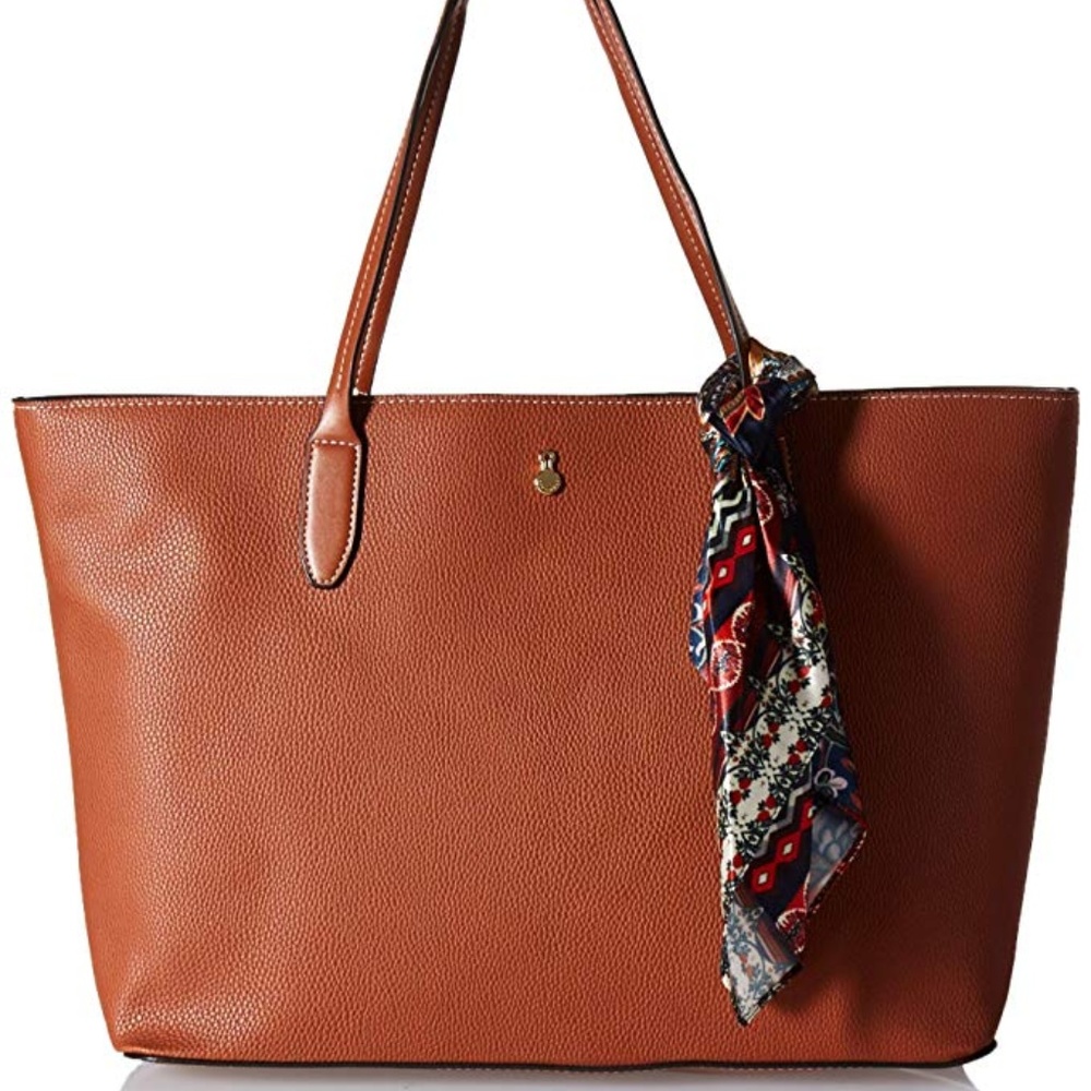 London Fog Stafford Tote Cognac